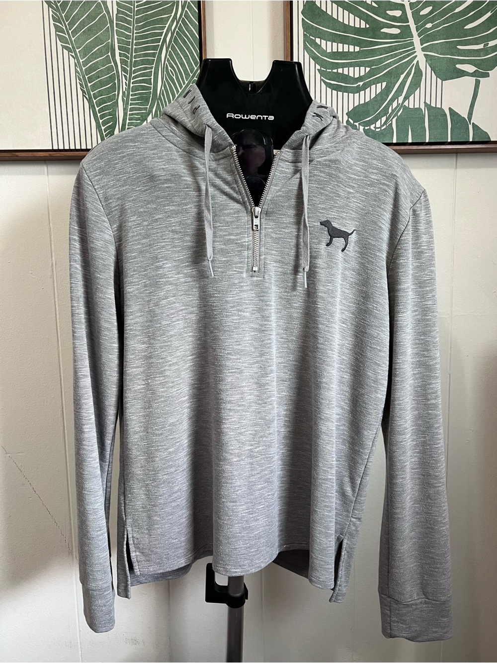 Victoria's Secret PINK Gray Pullover with Branded Trim